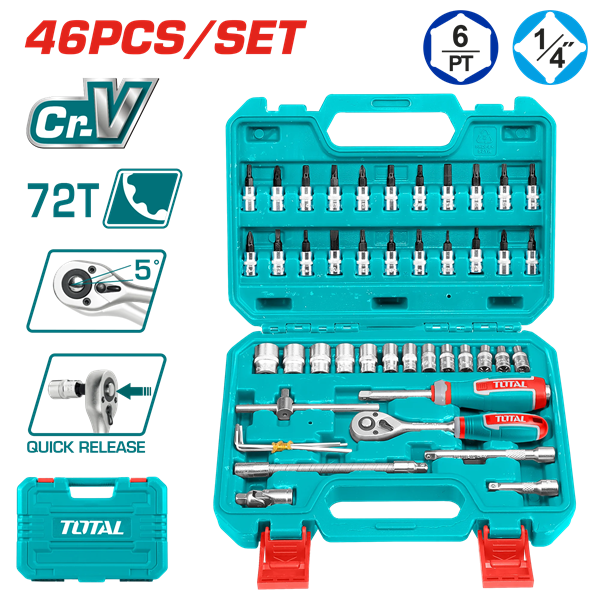46 pieces socket wrench