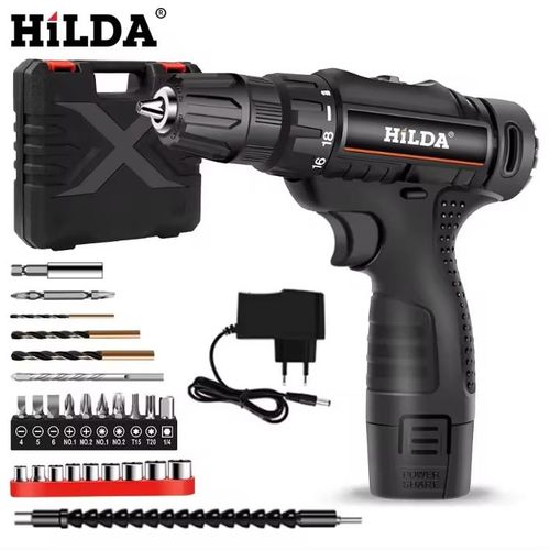 HILDA Electric Drill 12V Cordless